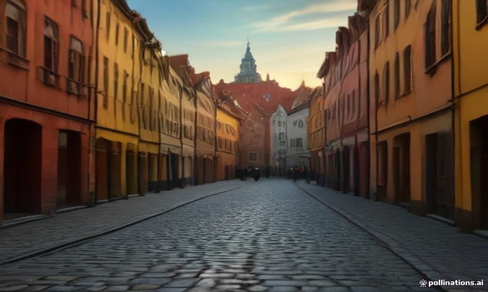 The stone porches and amber workshops of Mariacka Street in Gdańsk.