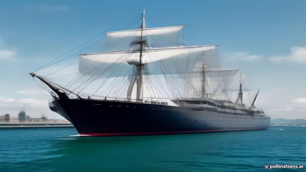 Gdynia South Pier harbour museum sailing ship Baltic blue sky modernist waterfront Poland