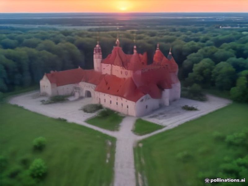Gniew Castle Poland Teutonic red brick gothic fortress square courtyard defensive towers above Vistula river
