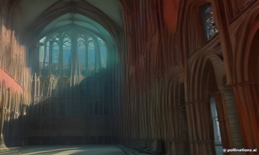 The great brick-Gothic cathedral of Pelplin, the former Cistercian abbey church, with its tall nave and pointed windows.