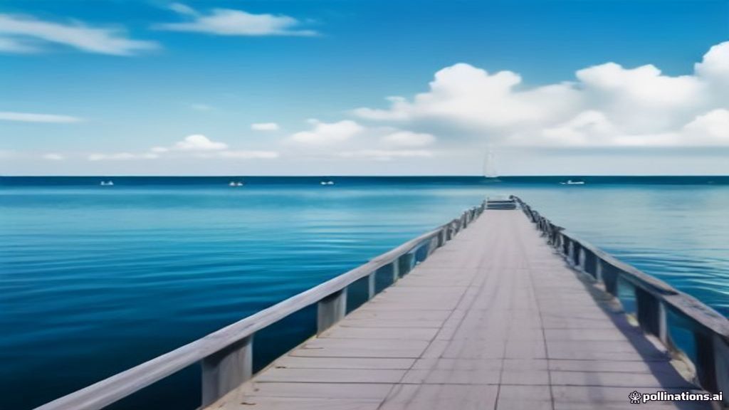 Sopot Molo wooden pier extending into Baltic Sea blue sky calm water summer Poland